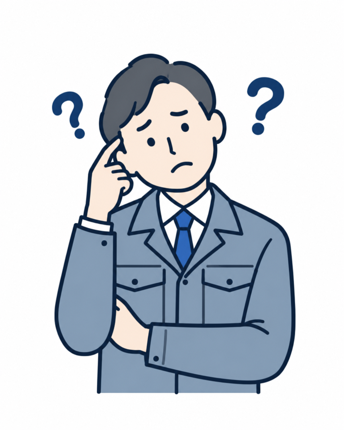 採用に悩む担当者のイメージ